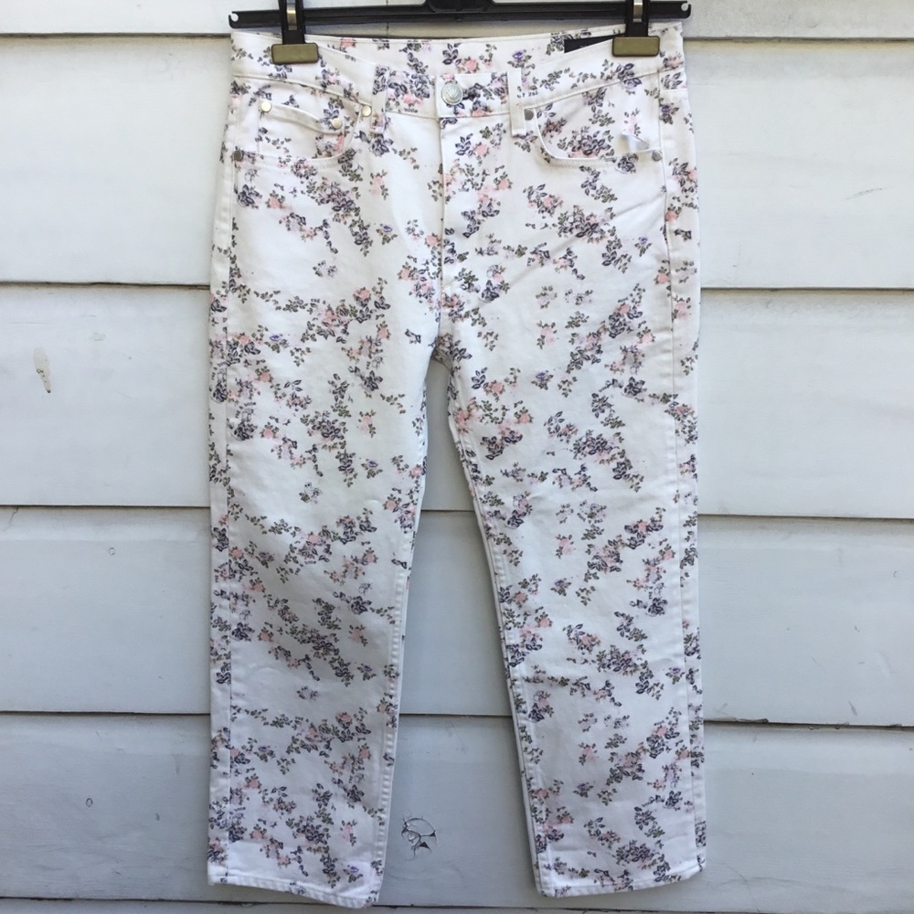New Rag & Bone floral Boy Boyfriend Jeans 25 $265